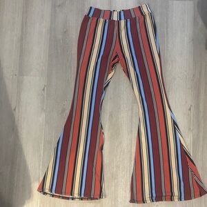 Striped Wide Leg Pants